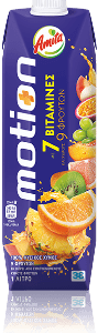 Greek fruit juice AMITA MOTION 9 fruits+7 vitamins 1lt