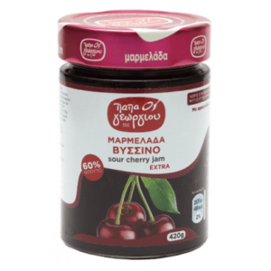 Greek malmelade sour cherry PAPAGEORGIOU 6x420gr