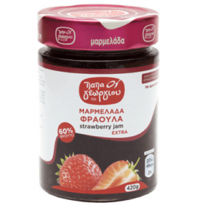 Greek marmelade strawberry PAPAGEORGIOU 6x420gr