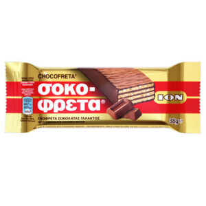 ION choco waffer w milk chocolate SOKOFRETA 20x38gr