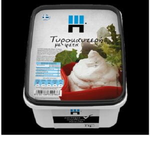 Greek spicy cheese dip w feta TYROKAFTERI 3P 2kg code 000557