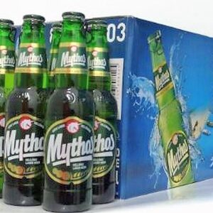 Greek glass bottled Greek beer 24x330ml MYTHOS