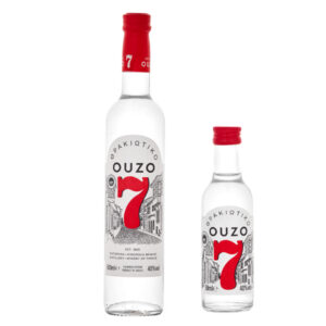 Greek traditional ouzo 7 500ml+50ml Free THRAKIOTIKO