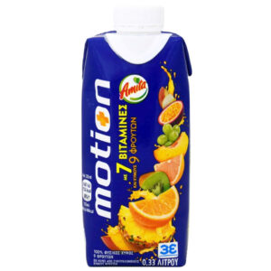 Greek 9 fruits+7 vitamins juice AMITA MOTION 24X330ml