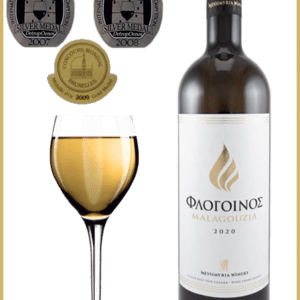 Greek white wine Malagouzia 6X750ml MESIMVRIA FLOGOINOS