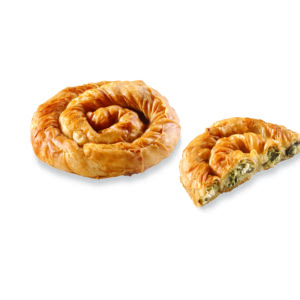 Country style twirly individual spin-cheese pie STS 30X230gr (XO-002)