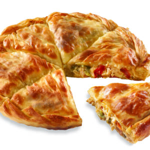 Greek country style wheel mediterranean vegetarian pies 6x1600gr STS (PN-000)