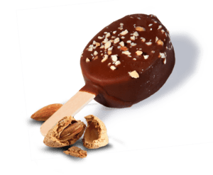 Greek mini stick ice cream ALMOND ATEN PAPANARETOS 2kg/case code 3000004