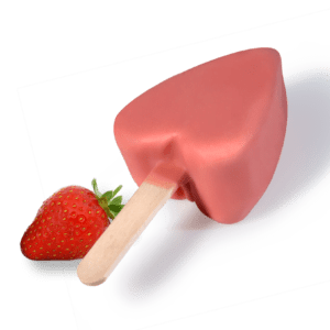 Greek mini stick ice cream STRAWBERRY HEART ATEN PAPANARETOS 2kg/case code 3000015