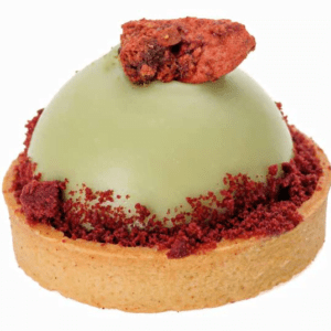 Greek frozen individual RED VELVET PISTACHIO TART 12pcs/case 160gr ZOOMSERIE code 51029