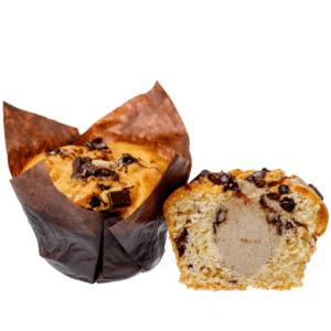 Greek frozen vegan VANILLA and TAHINI muffin 16pcs/case 110gr ZOOMSERIE code 57130
