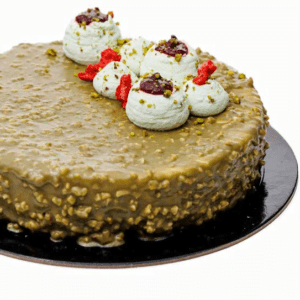 Greek style frozen round cake CRUNCHY PISTACHIO D20/H4 ZS code 60825