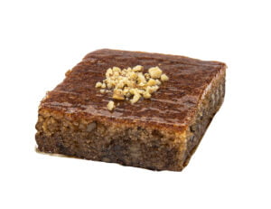 Greek traditional frozen WALNUT CAKE in syrup 12x220gr 2.7kg PASTI code ST30006