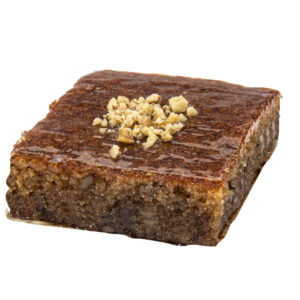 Greek traditional frozen WALNUT CAKE in syrup 12x220gr 2.7kg PASTAKI code ST30006