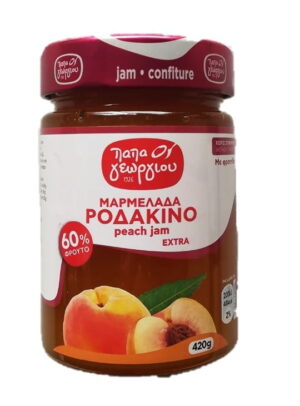 Greek marmalade peach PAPAGEORGIOU 6x420gr