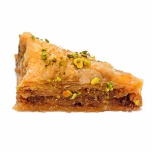 Greek style frozen VEGAN BAKLAVA in tray w syrup 16pcs/tray PASTAKI code AG5541577