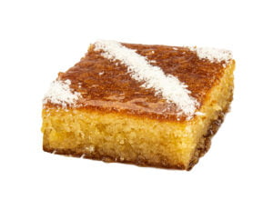 Greek traditional revani in tray 12pcs/tray PASTAKI code ST30003