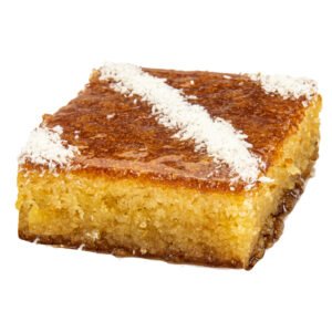 Greek traditional revani in tray 12pcs/tray PASTAKI code ST30003