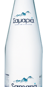 Greek still water SAMARIA 12x700ml glass bottle