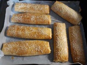 Greek traditional flute (koulouri) w cream cheese 30x220gr STS (KO-011)