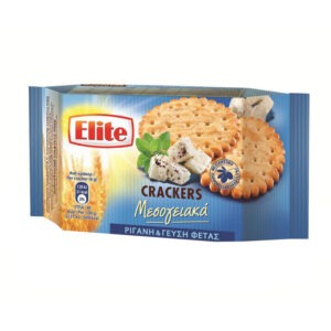 Greek crackers MEDITERRANEAN ELITE w feta cheese-oregano 3x105gr
