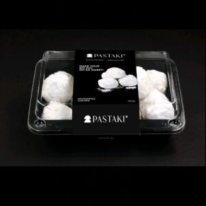 Greek Christmas delight KOURABIES in pack 400gr PASTAKI code AG5024215