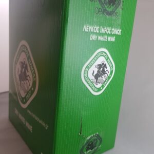Greek white wine Savatiano-Roditis OINOLATRIS 5lt carton bag NEMEA
