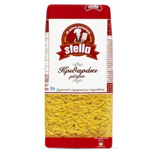 Greek traditional style medium ORZO pasta STELLA 500gr