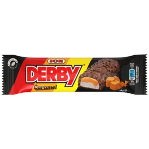 Greek style chocolate and caramel waffer DERBY ION 20x38gr