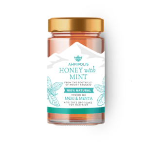 Greek high quality MINT HONEY AMFIPOLIS 18x250gr
