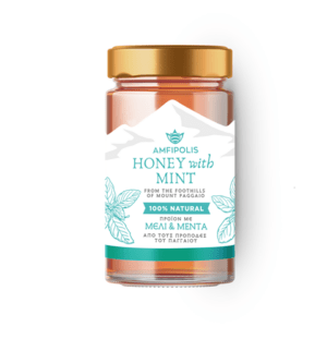 Greek high quality MINT HONEY AMFIPOLIS 18x250gr
