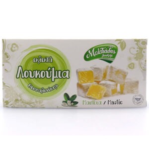 Greek traditional delight MASTIC LOUKOUMI MELETIADIS 16x300gr