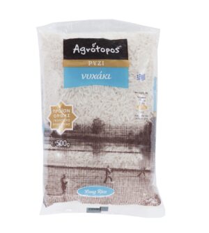 Packaged Greek rice NICHAKI (basmati style) AGROTOPOS 500gr