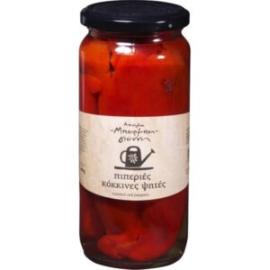 Greek ROASTED RED PEPPERS MPARMPA-YIANNIS 12x480gr