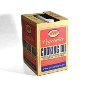 Vegetable frying oil KTC 20lt plastic container in paper box