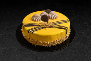 Greek style frozen rounded birthday COOKIES cake approx. 1,1kg GS code 01376