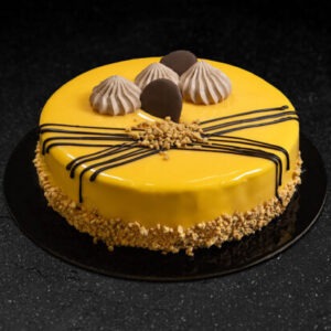 Greek style frozen rounded birthday COOKIES cake approx. 1,1kg GS code 01376