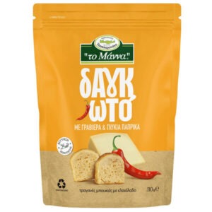 Greek traditional bites BITTEN MANNA w graviera-paprika 14x110gr