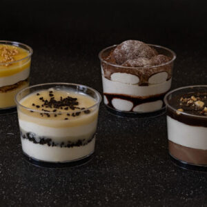 Greek style frozen mixed cakes in bowls MIX 3(Oreo,Bueno,Tiramisu,Ferrero) 16x160gr/case GS code 02599