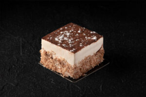 Greek frozen individual squared TIRAMISU cake 12x160gr/case ZF code 02761