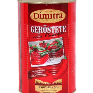 Greek canned roasted red peppers DIMITRA 2,4kg net weight