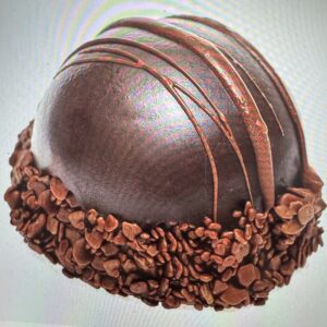Greek style frozen individual CHOCO MOUSSE bomb cake 12x160gr ZS code 51023