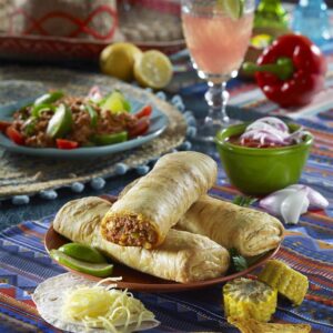 Greek style frozen BEEF BURRITO 30x200gr/case HZ code 162901