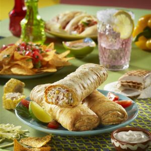 Greek style frozen CHICKEN BURRITO 300x200gr/case HZ code 162900