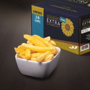 Frozen Gourmet extra crunchy chips 3/8 4×2.27kg code CHP203