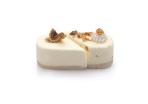 Frozen individual FIG and MADAGASCAR VANILLA cake 24x90gr PP code 111032