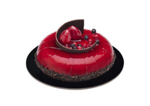 Frozen round CHOCO and STRAWBERRY cake approx. 1,1kg PP code 115007/170007