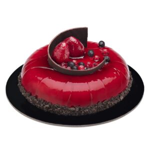 Frozen round CHOCO and STRAWBERRY cake approx. 1,1kg PP code 115007/170007