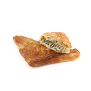 Greek country style frozen triangle spin-cheese pies 40x220gr/case PBF code 17110
