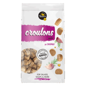 Greek wheat croutons w garlic and olive oil TSATSAKIS 150gr
